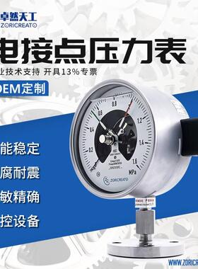 全表不锈钢控磁助接点电压力两路开YXC100 关量继电器报警压力制