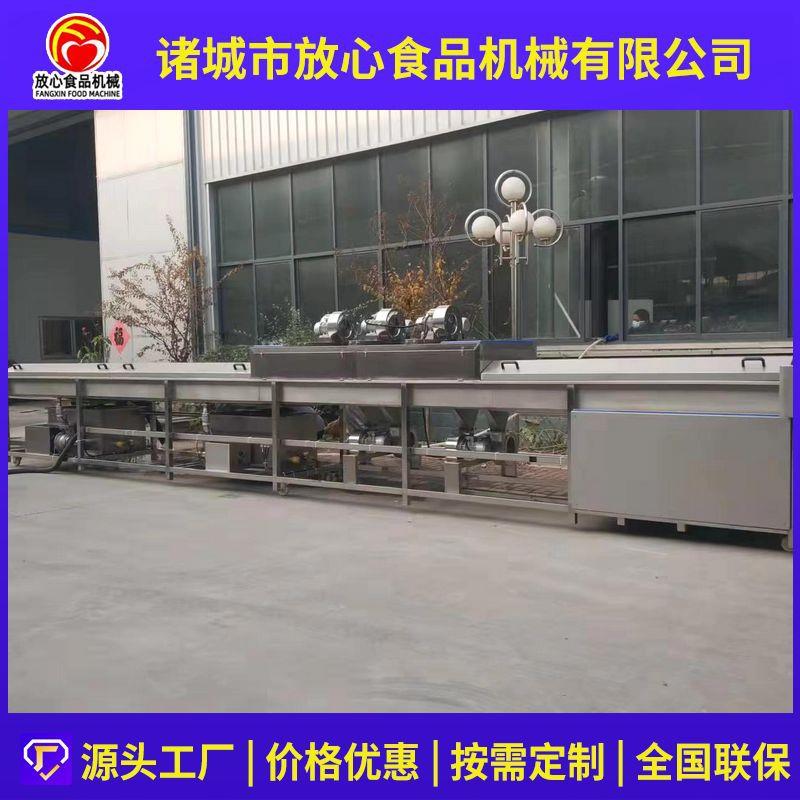 洗盘烘干流水线 盘子清洗机去油污洗盒机 全自动洗盘烘干流水线