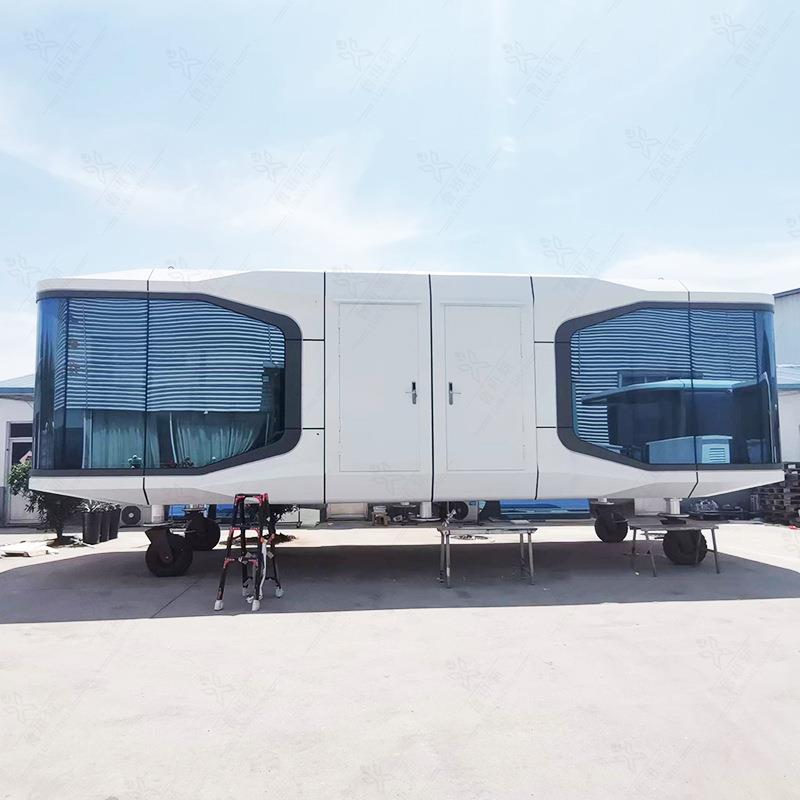 户外露太 空舱营地民房车 创意移2024921动房屋铝单板营外壳保温