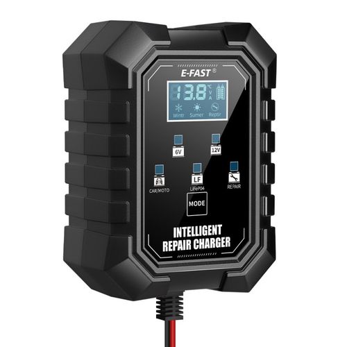 6V 12V 摩托车汽车铅酸电池磷酸铁锂电池充电V器SAE快接头