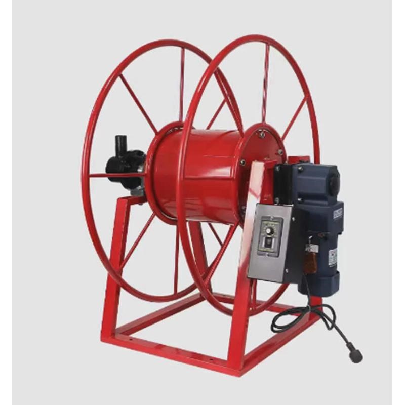电动卷管器12v24vo220v水管收纳架打药机卷管器遥控绕管器盘管机