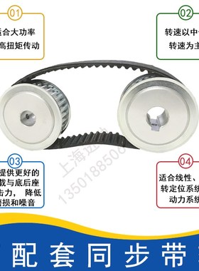 圆弧齿同步带HTD-8M2160 8M2168 8M2176I 8M2184 8M2200橡胶传动