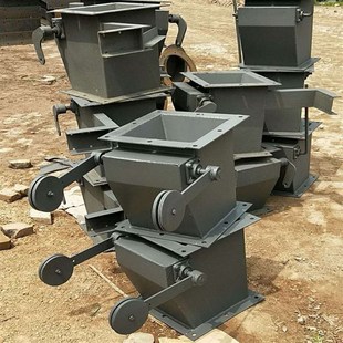 现货供应碳钢重锤翻板p阀单双层卸料阀方圆口卸灰阀重力翻板阀厂