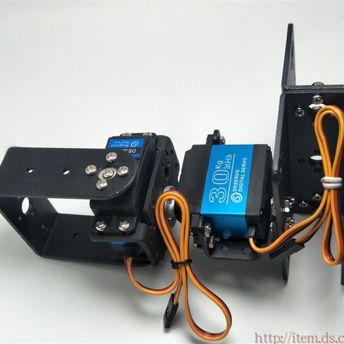 极速二自由度舵机云台支架配件云台DDIY机械臂单轴舵机二维舵机云