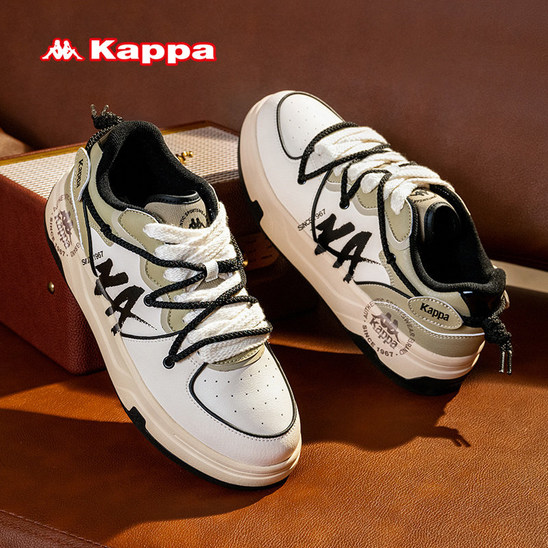 kappa小白鞋女鞋2024夏季新款百搭小众原创鞋爆款运动休闲滑板鞋
