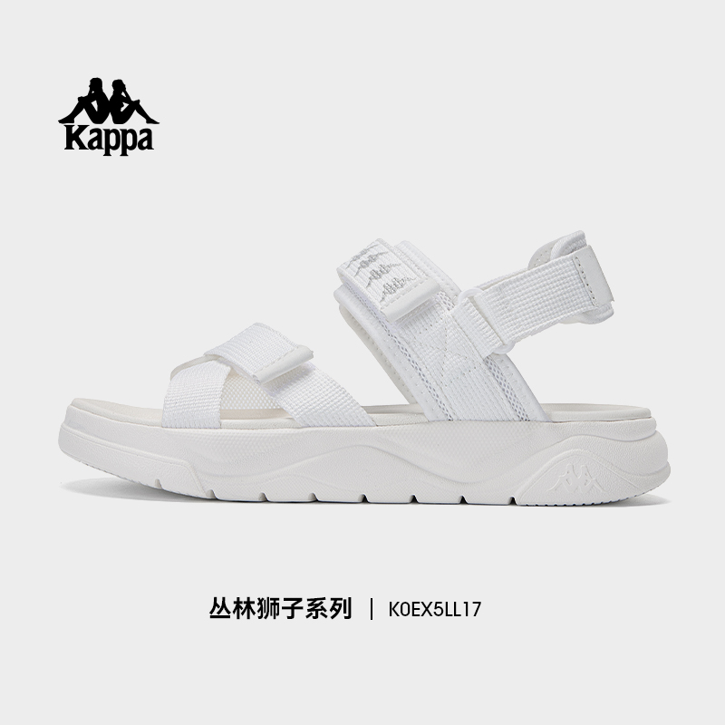 Kappa女鞋凉鞋女夏外穿两穿拖鞋