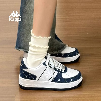 Kappa女鞋板鞋女款厚底小白鞋子
