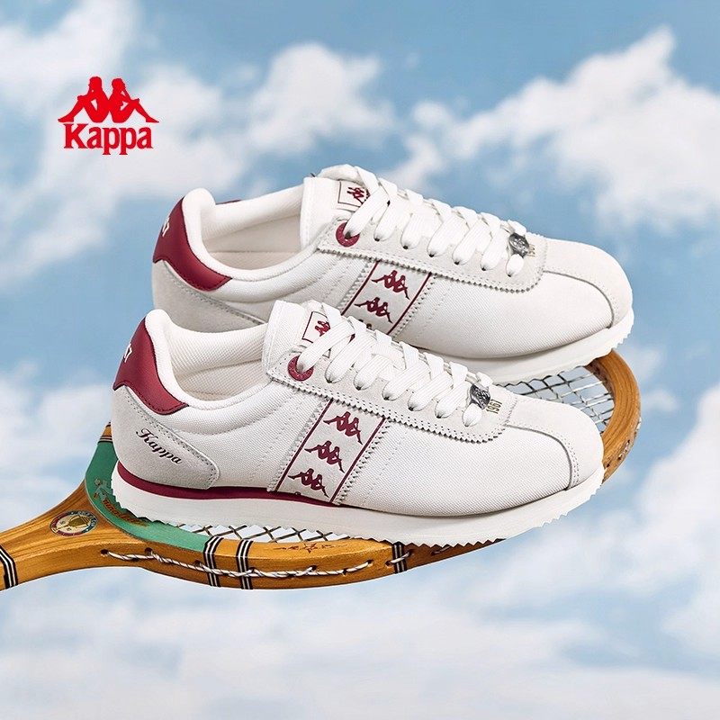 Kappa女鞋德训鞋女款厚底小白鞋