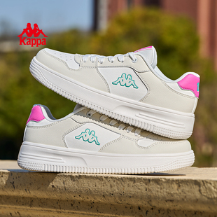 2025新款 秋季 厚底板鞋 Kappa女鞋 子女运动鞋 女款 百搭休闲鞋 小白鞋