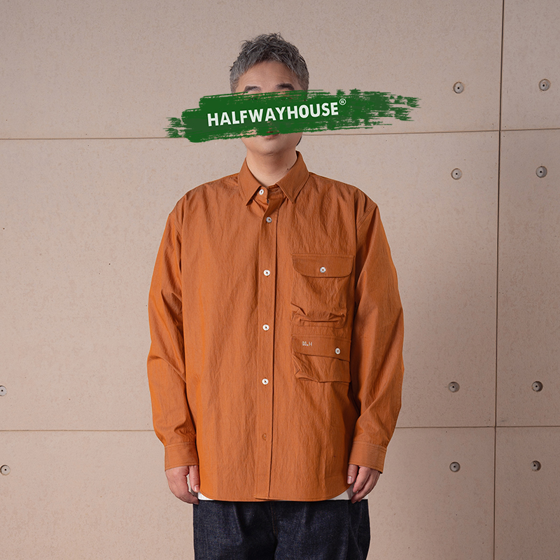 HalfwayHouse廓形休闲衬衫