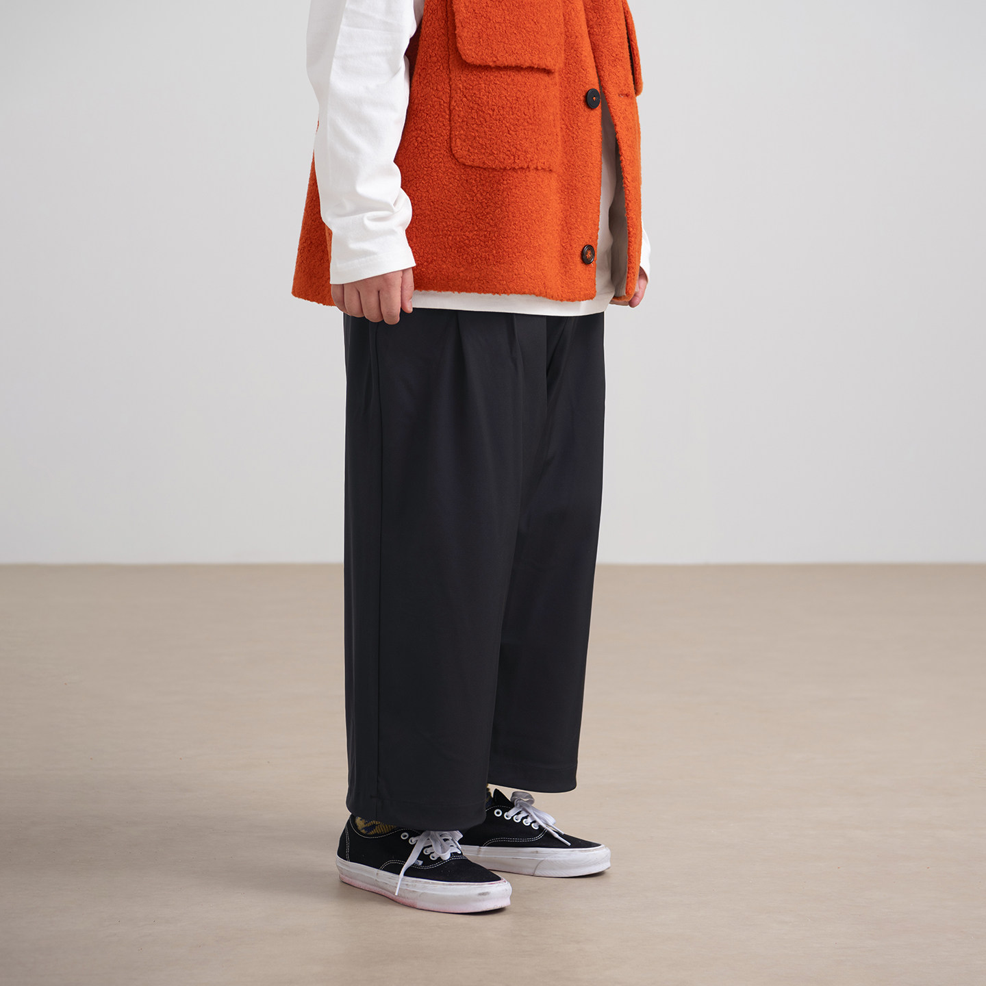 HalfwayHouse2025年秋季新款日系宽松直筒九分裤百搭压褶休闲裤男,男装,休闲裤,淘宝优惠券,粉丝福利购,淘宝优惠卷