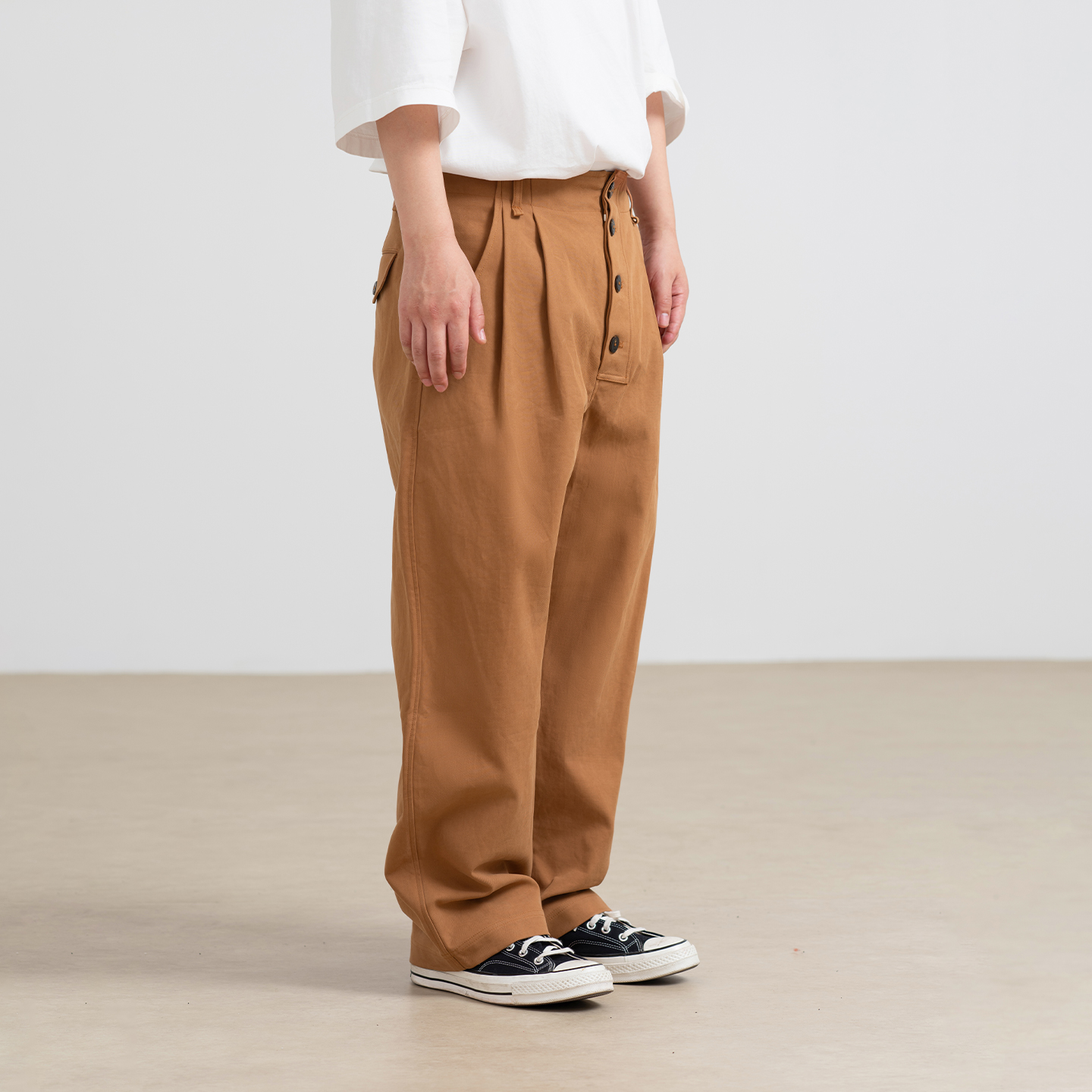 HalfwayHouse复古宽松锥形裤