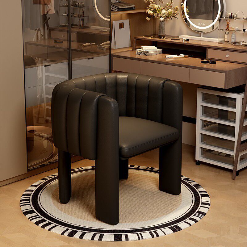 2026化妆凳女生卧室梳妆凳子轻奢高级感梳妆台靠背美甲椅子化妆椅