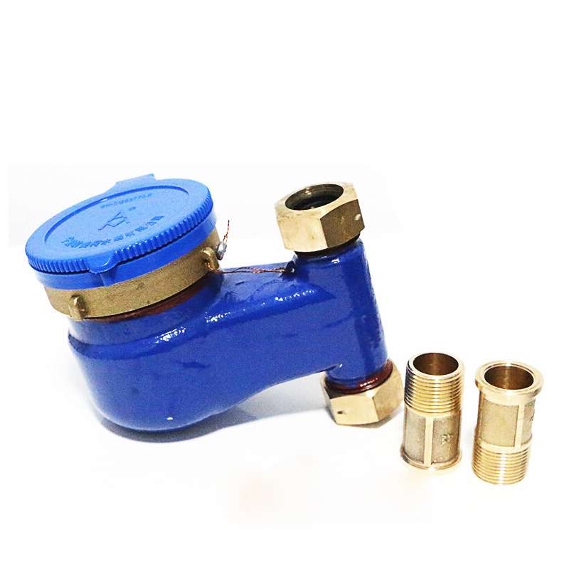 埃美柯073立式丝口湿式冷水表LXSL-E下进上出4分水表