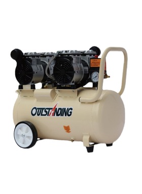 奥突斯基本款JBK-600X2-50L无油静音铝空压机气泵16154号 52KG