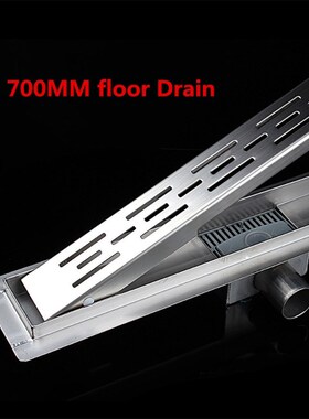 1Pcs 70CM  Stainless Stevel Bathroom Floor Drain Tile Insert