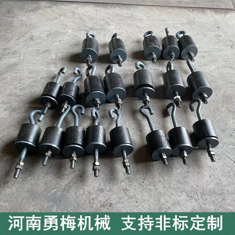 钢丝吊挂直径120*120*30振动电磁给料M机吊钩工业橡胶减振弹簧