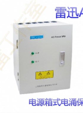 雷迅电源防雷箱PPS-Pm20/P801FPPS-080-4W三相385V80KA 带雷击计