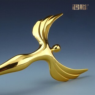 水晶奖杯定制g高档金属奖杯个性奥斯卡小金人奖杯定做天使制作刻