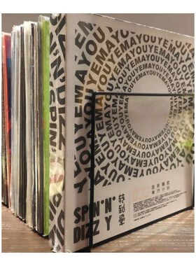 Metal LP gVinyl Record Display Shelf Turntable Storage Shelf