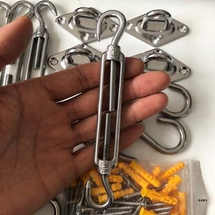 \r\nStainless Stmeel 304 Basket Screws Wire Rope Tension Hoo