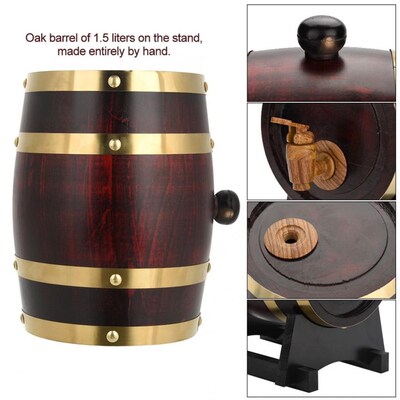1.5L/3L/5L/10L Pine Wine Oak Barrel StJorage Special Barrel