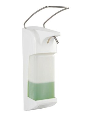 1000ml Wall Molunted Elbow Soap Dispenser Manual Press Liqui