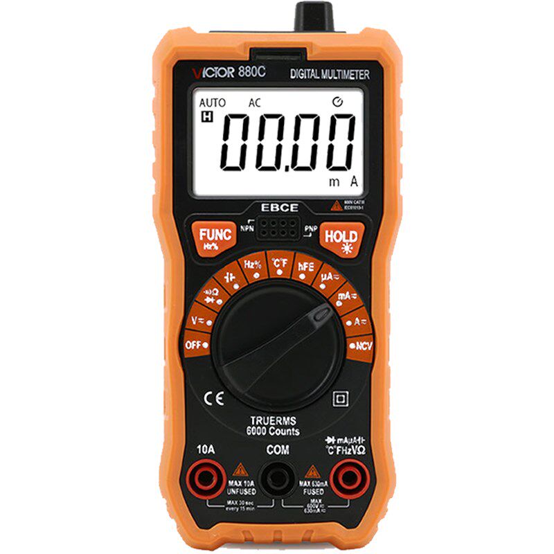 VICTOR胜利VC880C/vD自动量程数字万用表高精度袖珍电子数显万能