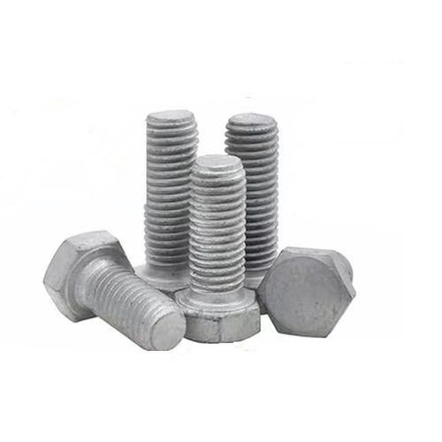工厂热镀锌螺栓国标4.8级外六角螺丝电力光伏用Y防腐防锈螺栓