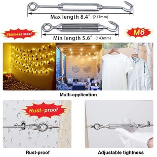 Railing Steel StainleUss Included Kit Cable Inch Pack