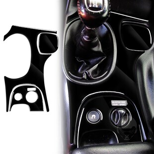 亮黑汽车内饰改 钢琴黑 适用98 04雪佛兰m科尔维特C5排挡面板套装