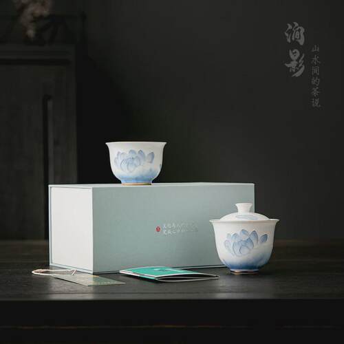 香兰社陶瓷e手绘描金茶杯小茶碗日式茶具品茗杯单杯主人杯