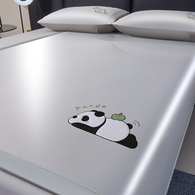 卡通冰丝b凉席床单单件夏季凉感可机洗学生宿舍软席被单枕套三件,床上用品,凉席/草席/麻席,淘宝优惠券,粉丝福利购,淘宝优惠卷