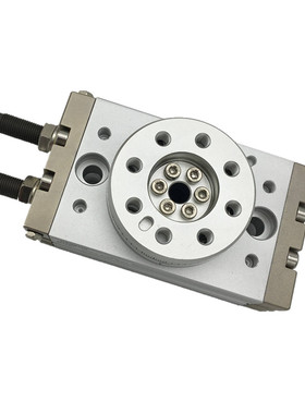 旋转摆台气缸MSQA10A/MSQsA20A/MSQA30A/MSQA50A/R高精度轴承缓冲