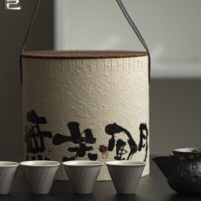 Moji独立设计师联名纪念瓶,一壶四杯M套装,日式家用功夫茶具