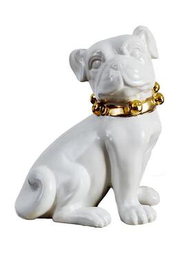 陶瓷小狗摆件工艺品 欧式客厅玄关装饰狗风水动物摆设家Y居饰品
