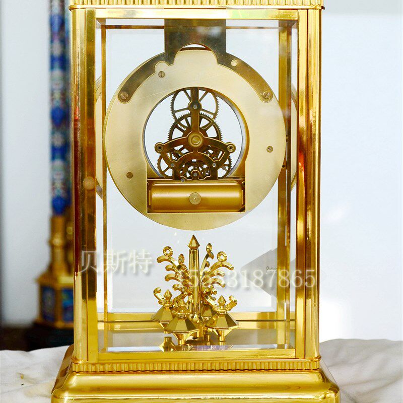 纯铜镀金电子钟表n欧式仿古座钟老式古董钟蜡烛台苏钟落地钟