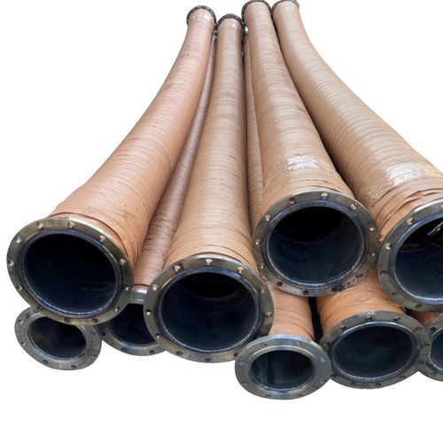 加工大口径钢丝缠绕胶管水泵配法兰吸排水8寸O10寸12寸套用胶管