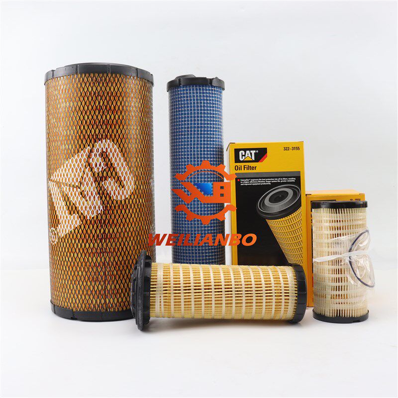 卡特原厂312d2gc 313D2GC机油柴油空气滤芯油水分T离500小时保养