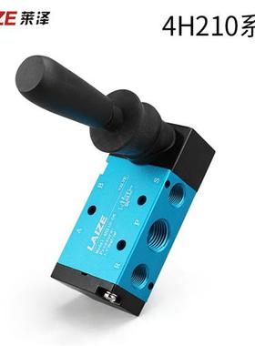 极速4H210手动换向阀电磁阀手扳阀4H310机械气动 3H210Y-08密封开