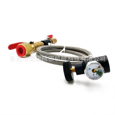 跨境Sodastream CO2苏打水D气瓶二氧化碳瓶充气接头充气阀大转小