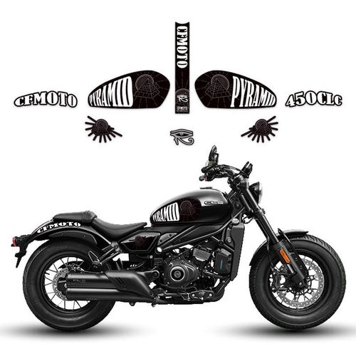 适用春风450CLC贴纸贴花版画保护贴车身N拉花贴防水装饰改装配件