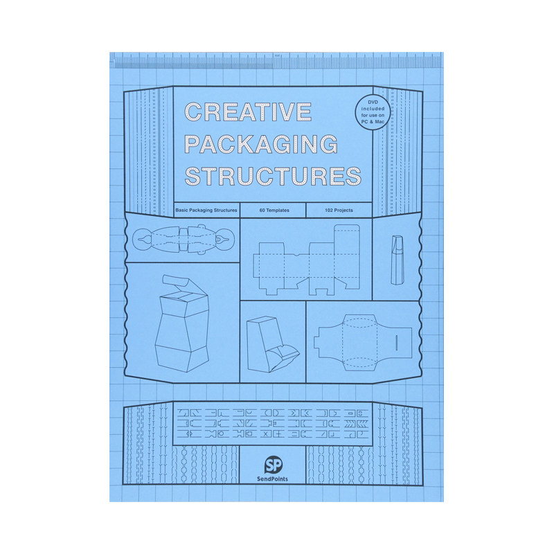 【特价】SendPoints 包装创意结构（含光盘）Creative Packaging Structures包装设计 英文原版图书书籍