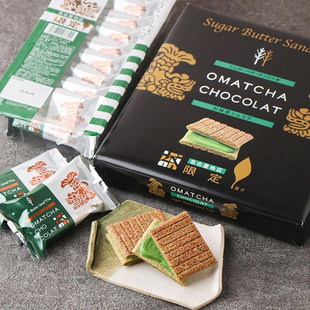 日本进口sugar butter tree黄油树饼干名古屋抹茶黄油饼干伴手礼