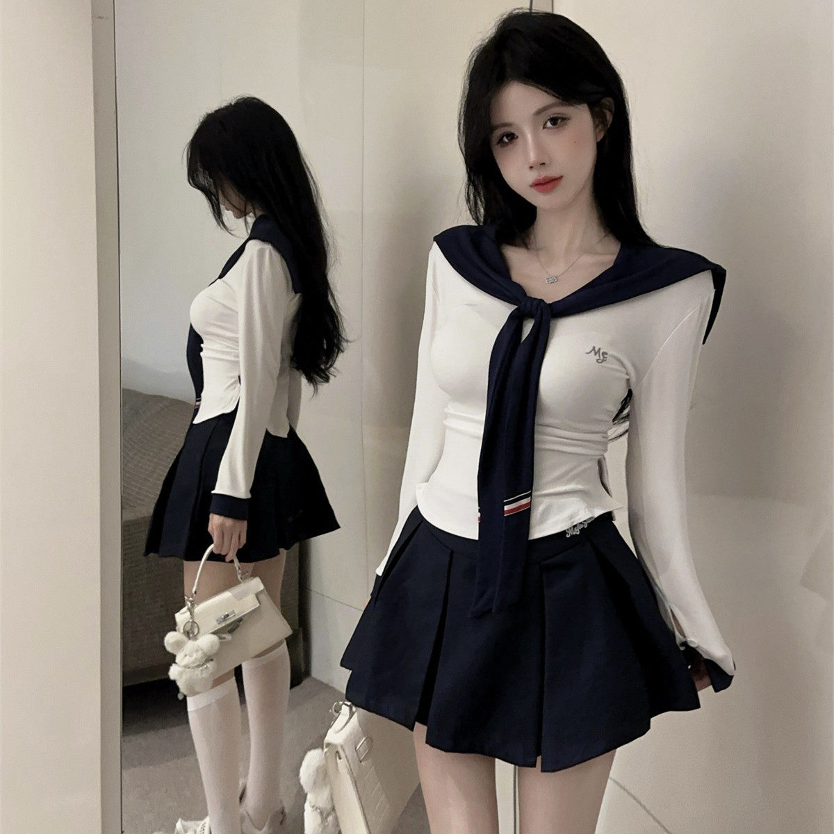 学院风套装女秋季辣妹JK