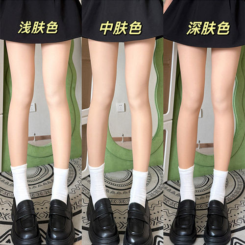 辣妹波点黑丝光腿神器女