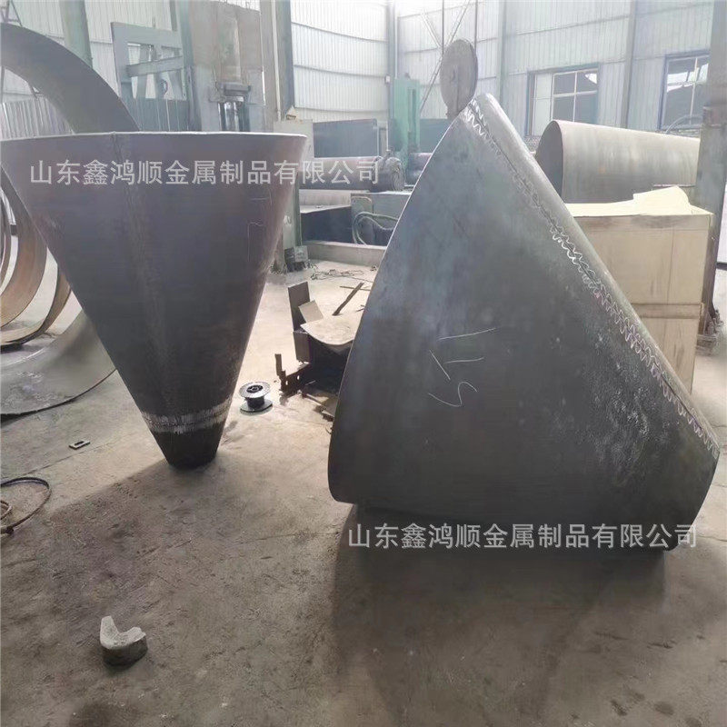 鑫鸿顺卷制碳钢锥管焊接大小头 同心锥形管 异径偏心喇叭口变径