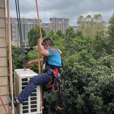 龙源龙五代机爬绳机电升缓降器蜘蛛人高空作业神器电钻升降机防坠