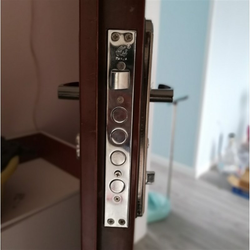 防盗门整套锁具i套装加厚锁心锁体全套通用型家用大门锁双快三件