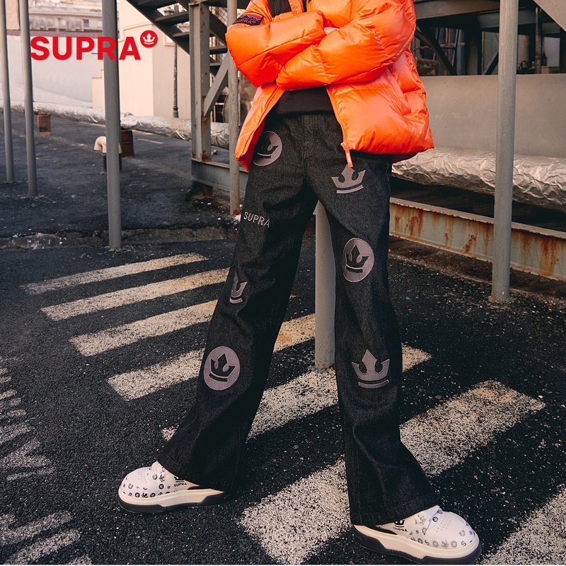官方长裤长裤Supra牛仔时尚